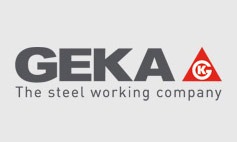 geka steel working company logo